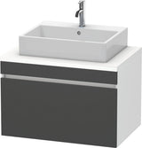 DURAVIT DuraStyle Konsolenunterschrank 800 mm betongrau matt mit 1 Auszug