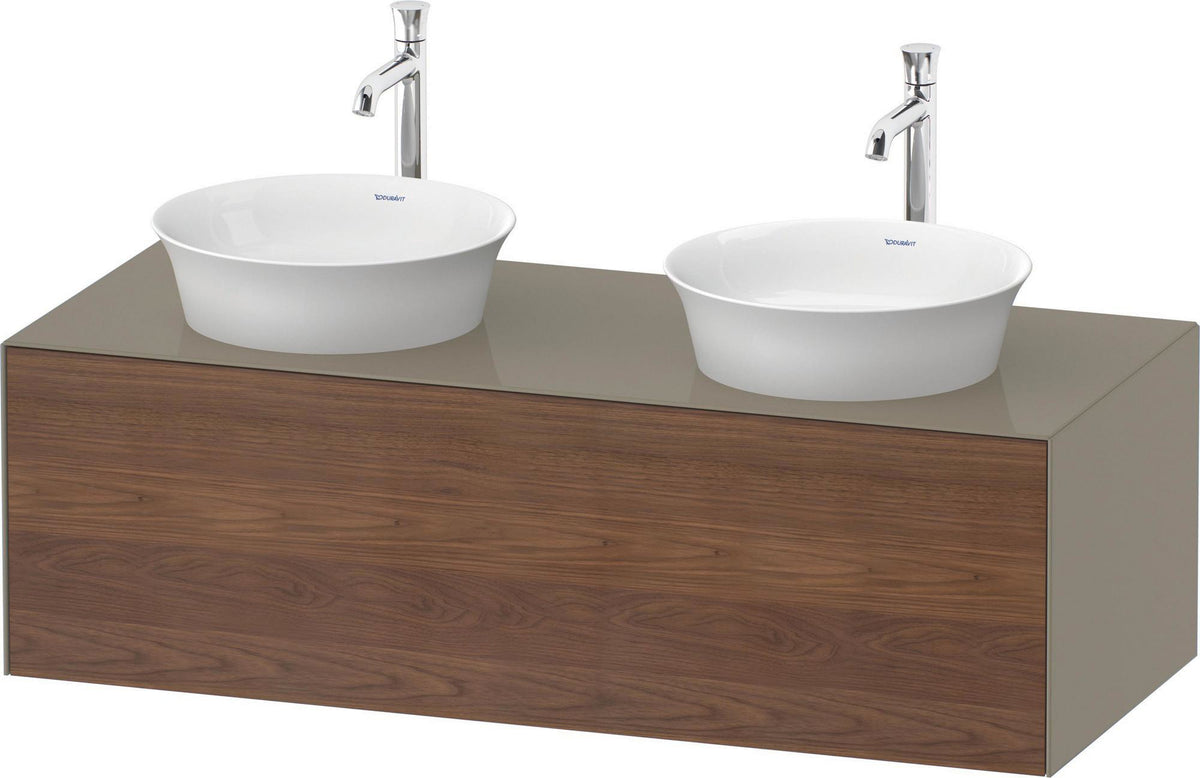 DURAVIT White Tulip Waschtischunterbau wandhängend 1300 mm weiß seidenmatt mit LED-Innenbeleuchtung