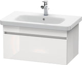 DURAVIT DuraStyle Waschtischunterbau 730 mm wandhängend Eiche Terra/Weiß Matt mit 1 Auszug und Soft-Close