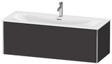 Duravit XSQUARE Waschtischunterbau 1210 mm, 1 Auszug, weiß matt, wandhängend, für Viu