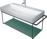 Duravit DuraSquare Glaseinleger Jade – Sicherheitsglas 380 x 970 mm für Metallkonsolen