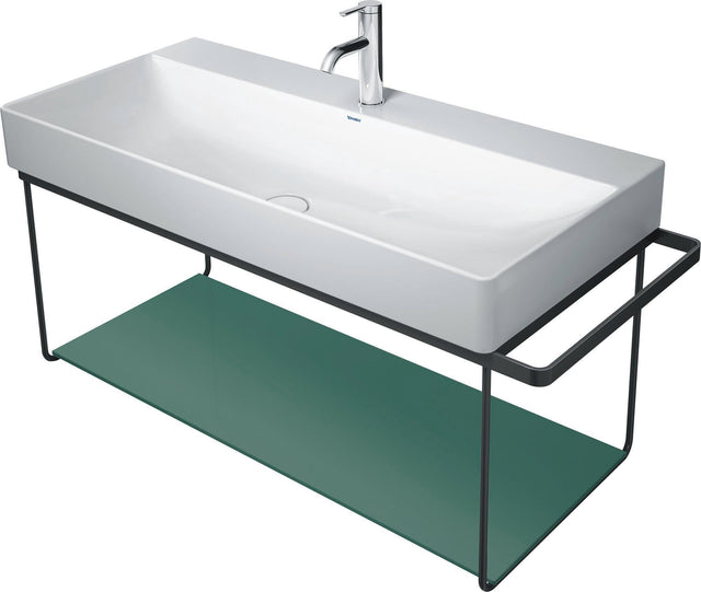 Duravit DuraSquare Glaseinleger Jade – Sicherheitsglas 380 x 970 mm für Metallkonsolen