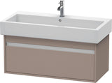 Duravit Ketho Waschtischunterbau 950 mm wandhängend basalt matt mit 1 Auszug
