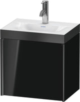 DURAVIT XViu c-bonded Waschtischunterbauset 460 mm, 1 Tür, schwarz matt