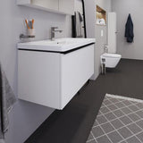 Duravit D-Neo Halbhochschrank 400 mm Eiche mit 1 Tür und Soft-Close