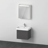 Duravit No.1 Möbel-Set 550x450mm mit Waschtisch, Unterbau und Spiegelschrank – Weiß Matt