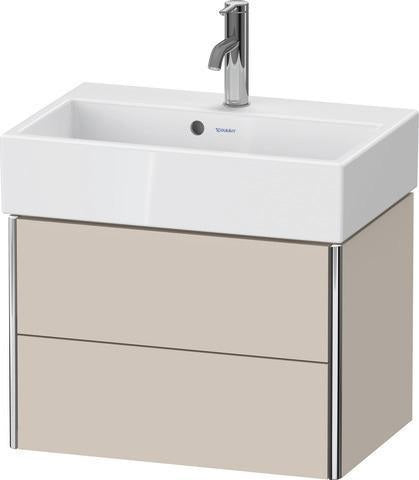 Duravit XSquare Waschtischunterbau Compact 397x584x390 mm weiß matt – wandhängend, 2 Schubkästen