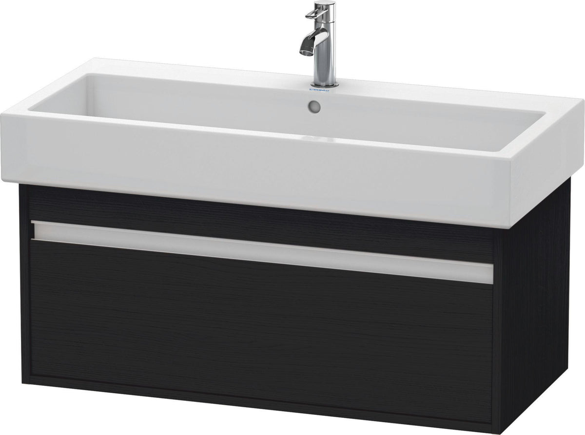 Duravit Ketho Waschtischunterbau 950 mm wandhängend basalt matt mit 1 Auszug