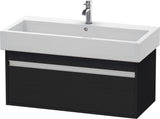 Duravit Ketho Waschtischunterbau 950 mm wandhängend basalt matt mit 1 Auszug