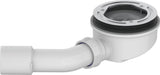 DURAVIT Sustano Duschwannenablauf 90 mm, Abgang waagrecht, DN 50, 50 mm Sperrwasserhöhe