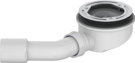 DURAVIT Sustano Duschwannenablauf 90 mm, Abgang waagrecht, DN 50, 50 mm Sperrwasserhöhe