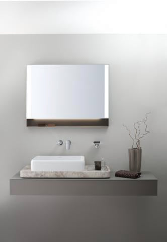 DURAVIT Qatego Konsole 1200 mm, wandhängend, weiß matt, 1 Ausschnitt, Studio F. A. Porsche
