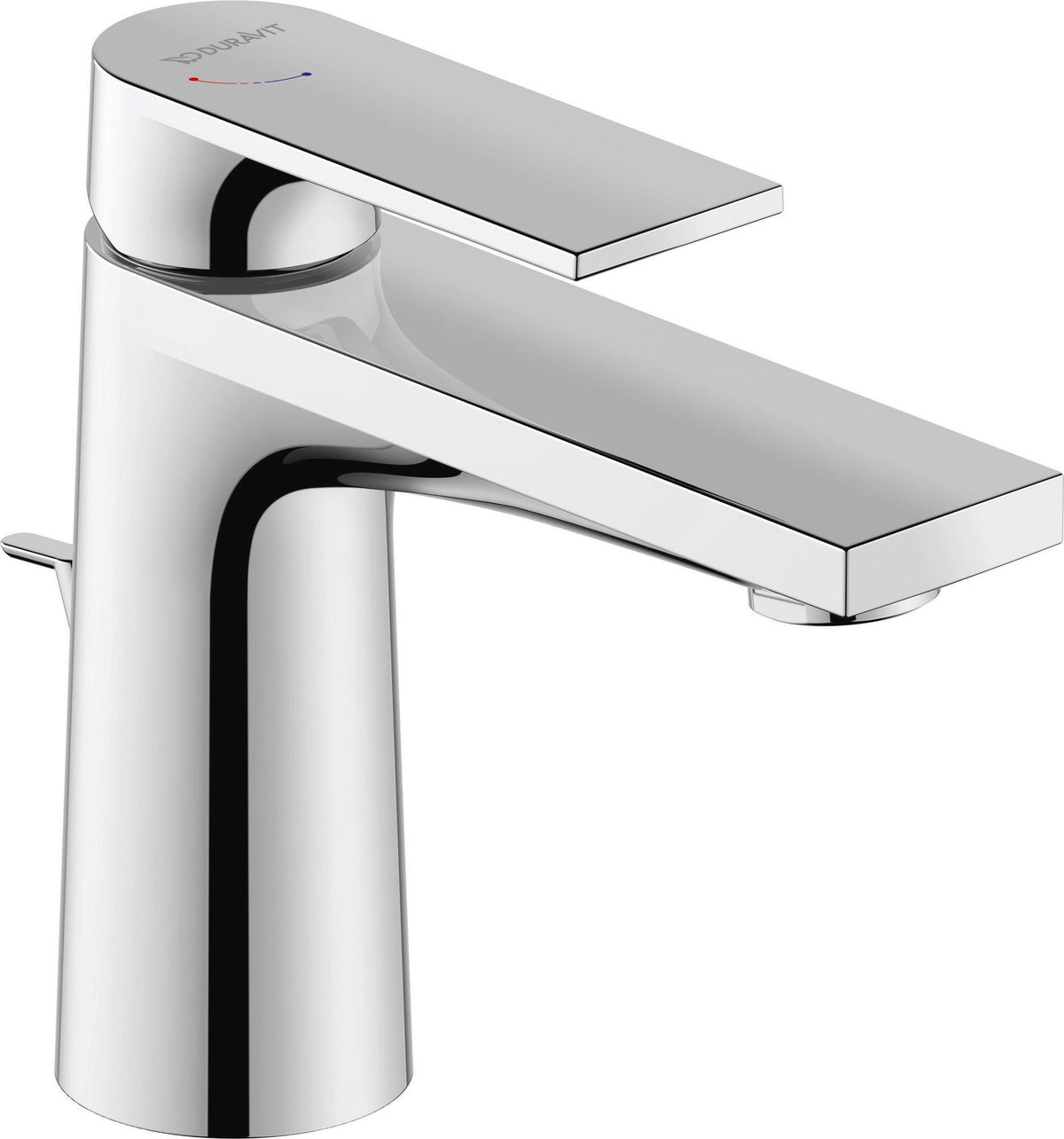DURAVIT Tulum by Starck Einhebel-Waschtischmischer mit Zugstange, Chrom, 110 mm Ausladung