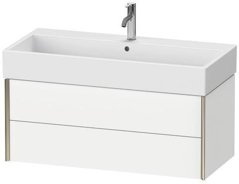 Duravit Waschtischunterbau XVIU 984x397x454mm 2 Schubkästen Programm Charcoal Matt