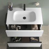 DURAVIT Sivida Möbelwaschtisch 620 mm DuroCast Plus Weiß Seidenmatt ohne Überlauf