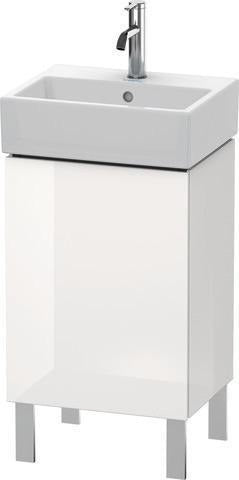 DURAVIT L-Cube Waschtischunterbau 593x434x341 mm, amerikanisch nussbaum, Anschlag links, für Vero Air