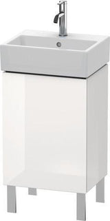 DURAVIT L-Cube Waschtischunterbau 593x434x341 mm, amerikanisch nussbaum, Anschlag links, für Vero Air