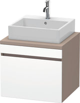 DURAVIT DuraStyle Konsolenunterschrank 600 mm betongrau matt – 1 Auszug, wandhängend