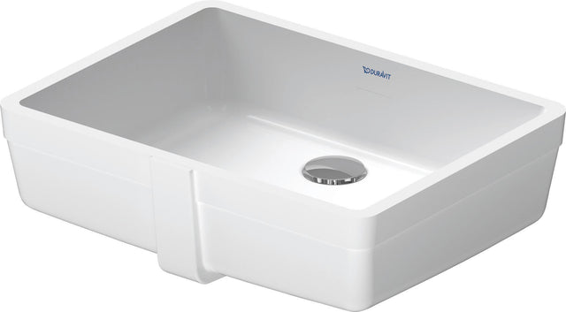 DURAVIT Vero Einbauwaschtisch 430 mm weiß, Untertisch, mit Überlauf, ohne Hahnloch
