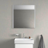 Duravit DuraSquare Waschtisch 600 mm weiß mit Hahnloch ohne Überlauf für Wandmontage