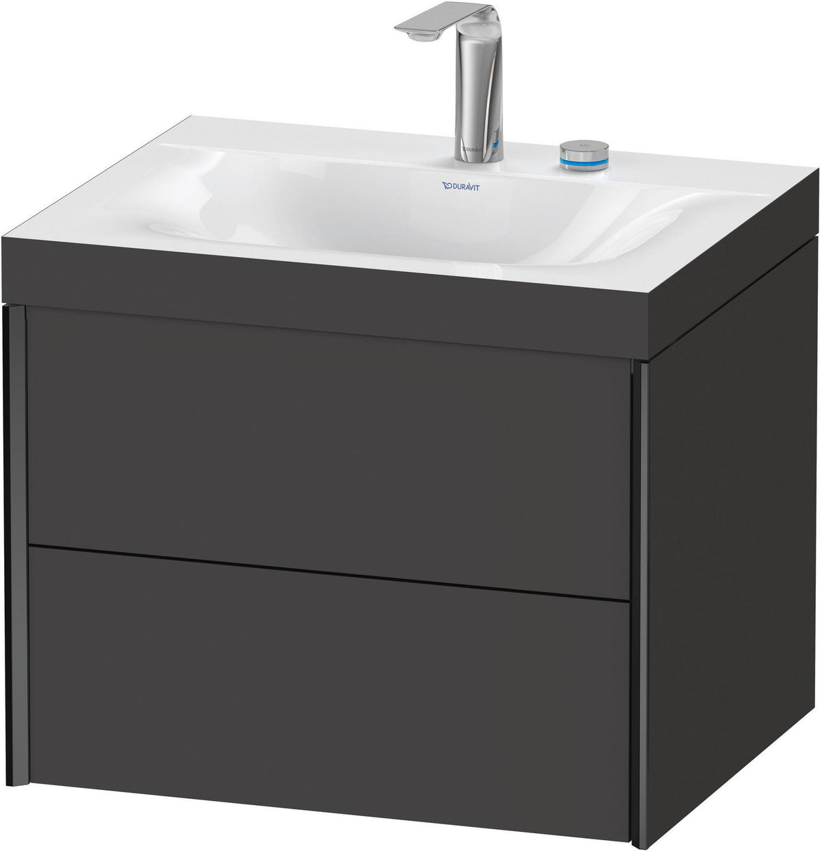 DURAVIT XViu Waschtischunterbauset 2 Schubkästen 503x600x480 mm Anthrazit