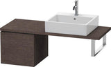 Duravit L-Cube Konsolenunterschrank 420 mm flannel grey hochglanz mit Tip-on-Technik