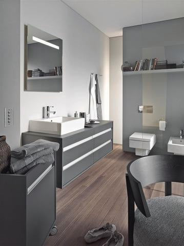 DURAVIT Rollcontainer Ketho 360x500x670mm, 1 Tür, Anschlag links, weiß matt