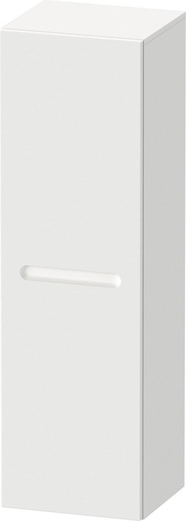 Duravit No.1 Halbhochschrank 400x360x1320mm Weiß Matt mit 1 Tür und Soft-Close