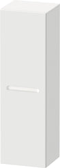 Duravit No.1 Halbhochschrank 400x360x1320mm Weiß Matt mit 1 Tür und Soft-Close