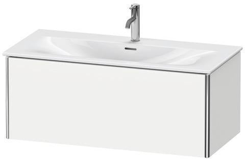 Duravit Waschtischunterbau XSQUARE 1010 mm wandhängend für Viu 234410 in Taupe Matt