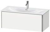 Duravit Waschtischunterbau XSQUARE 1010 mm wandhängend für Viu 234410 in Taupe Matt