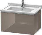 flannel grey hochglanz / Mitteldichte Faserplatte (MDF) / 1 Auszug