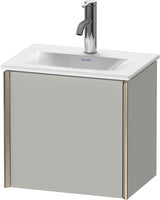 Duravit XViu Waschtischunterbau wandhängend, 1 Tür, betongrau matt, 430 mm