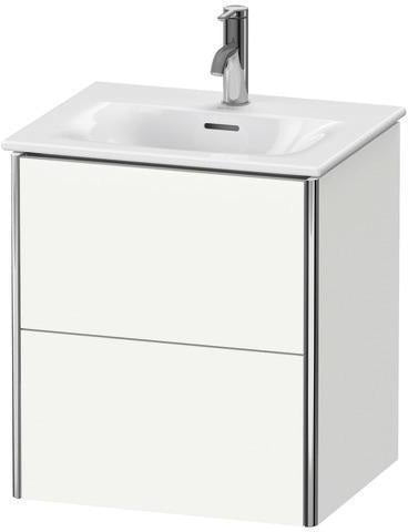 Duravit XSquare Waschtischunterbau 560x510x418 mm, 2 Schubkästen weiß matt
