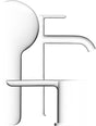 Duravit C.1 Einhebel-Waschtischmischer ohne Zugstange, Chrom – Keramikmischsystem, 113 mm Ausladung