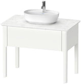Duravit Luv Waschtischunterbau 938 mm weiß seidenmatt mit Tip-On-Technik von Cecilie Manz