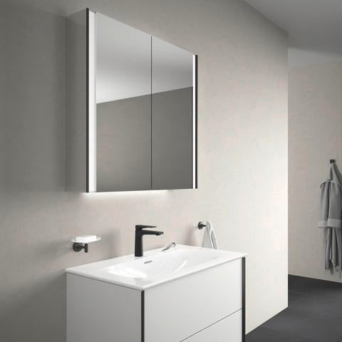 Duravit Viu Möbelwaschtisch 830 mm, weiß, mit Überlauf und Hahnlochbank