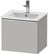 DURAVIT D-Neo Waschtischunterbau 510 mm Eiche Schwarz Matt mit Bronze Griff