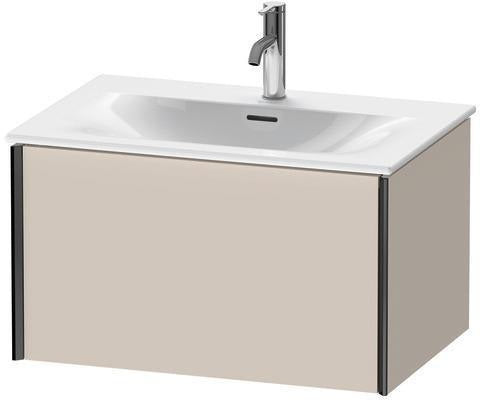 Duravit XViu Waschtischunterbau 710 mm mit Einrichtungssystem Ahorn Mitte, wandhängend