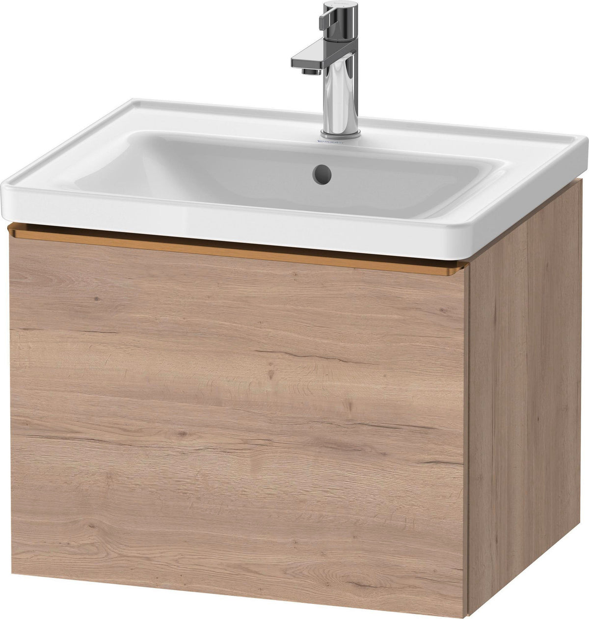 DURAVIT D-Neo Waschtischunterbau 584 mm betongrau matt mit 1 Auszug und Soft-Close