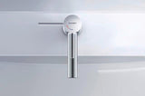 Duravit Circle Einhebel-Waschtischmischer Chrom – ohne Zugstange, 100 mm Auslauf, Keramikmischsystem