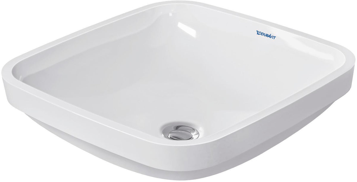 DURAVIT DuraStyle Einbauwaschtisch 370 mm weiß mit Überlauf und WonderGliss