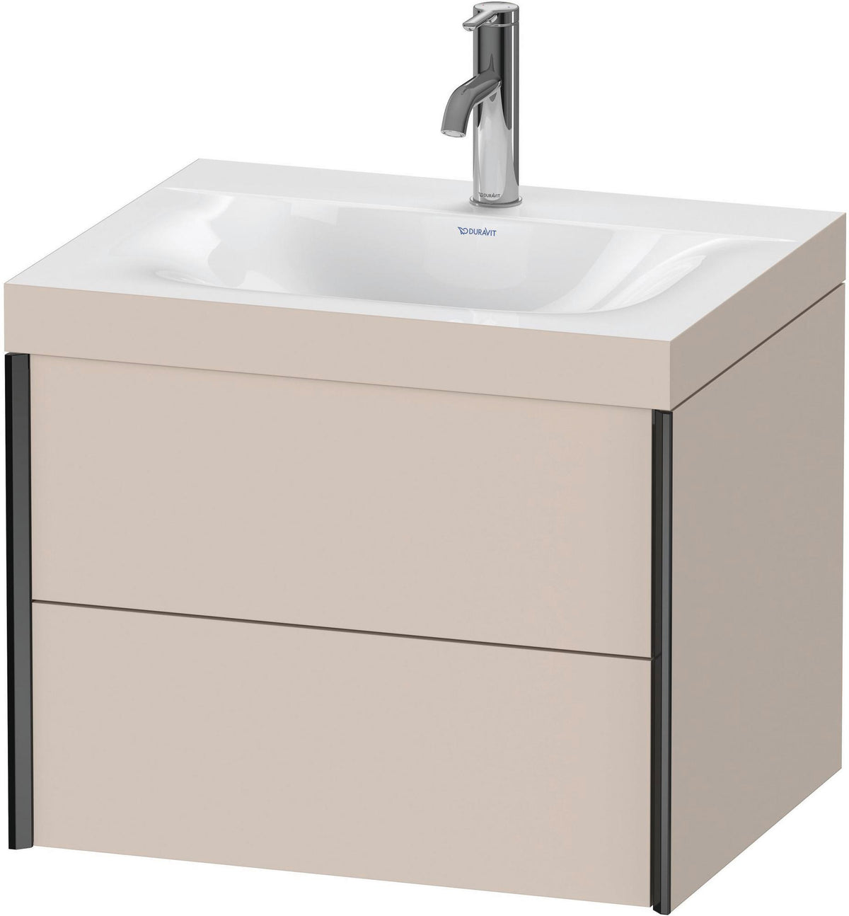 DURAVIT XViu c-bonded Waschtischunterschrank 600 mm wandhängend mit 2 Schubkästen und Push-Open
