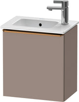 DURAVIT D-Neo Waschtischunterbau Eiche Terra Matt 410 mm wandhängend mit 1 Tür