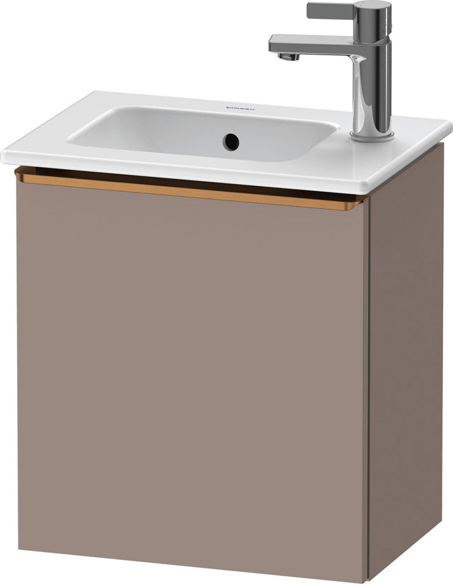 DURAVIT D-Neo Waschtischunterbau Eiche Terra Matt 410 mm wandhängend mit 1 Tür