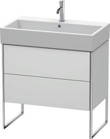 Duravit XSquare Waschtischunterbau 784 mm mit Fußgestell für Vero Air – Sand-matt Eiche