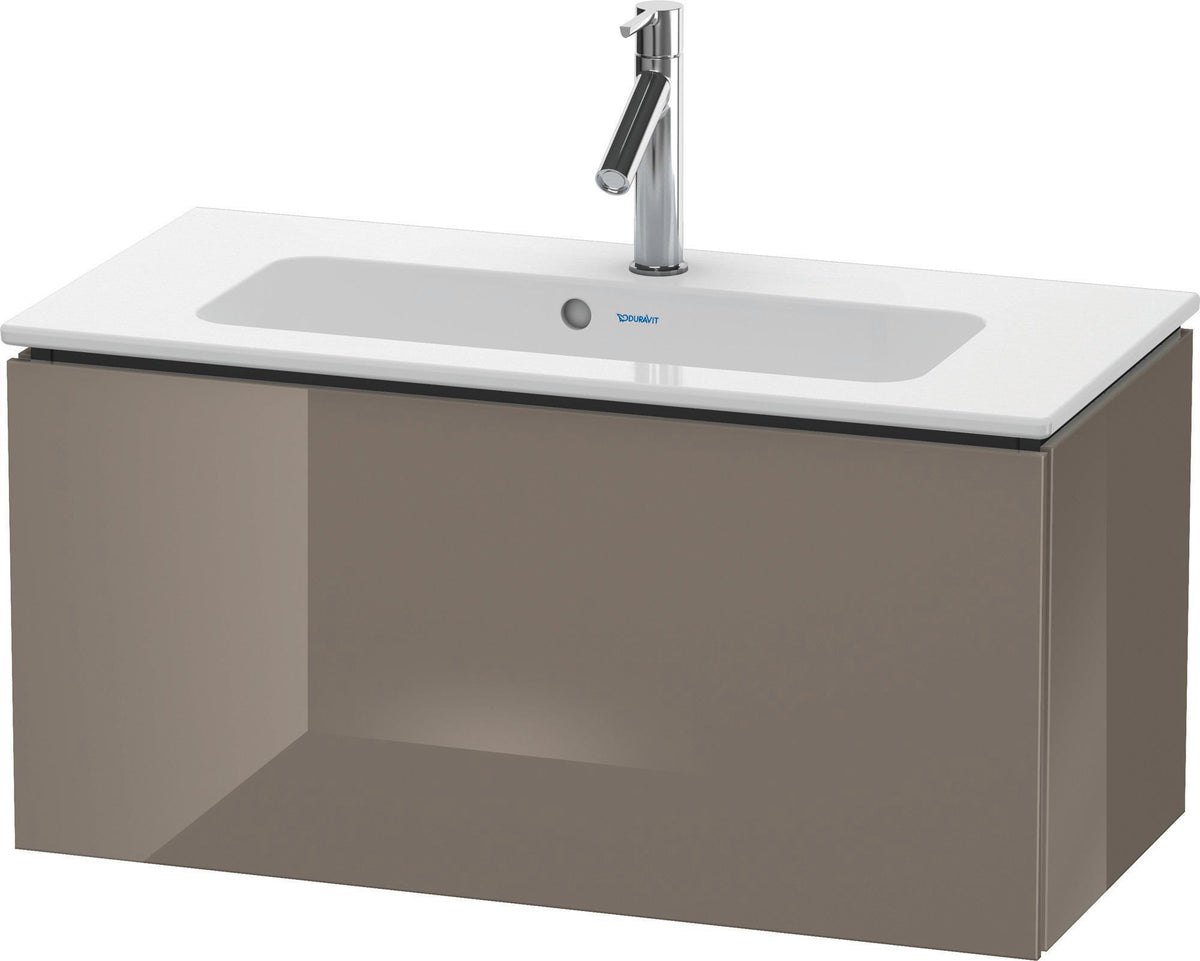 Duravit L-Cube Waschtischunterbau 820 mm Weiß Matt mit 1 Auszug und Tip-On-Technik