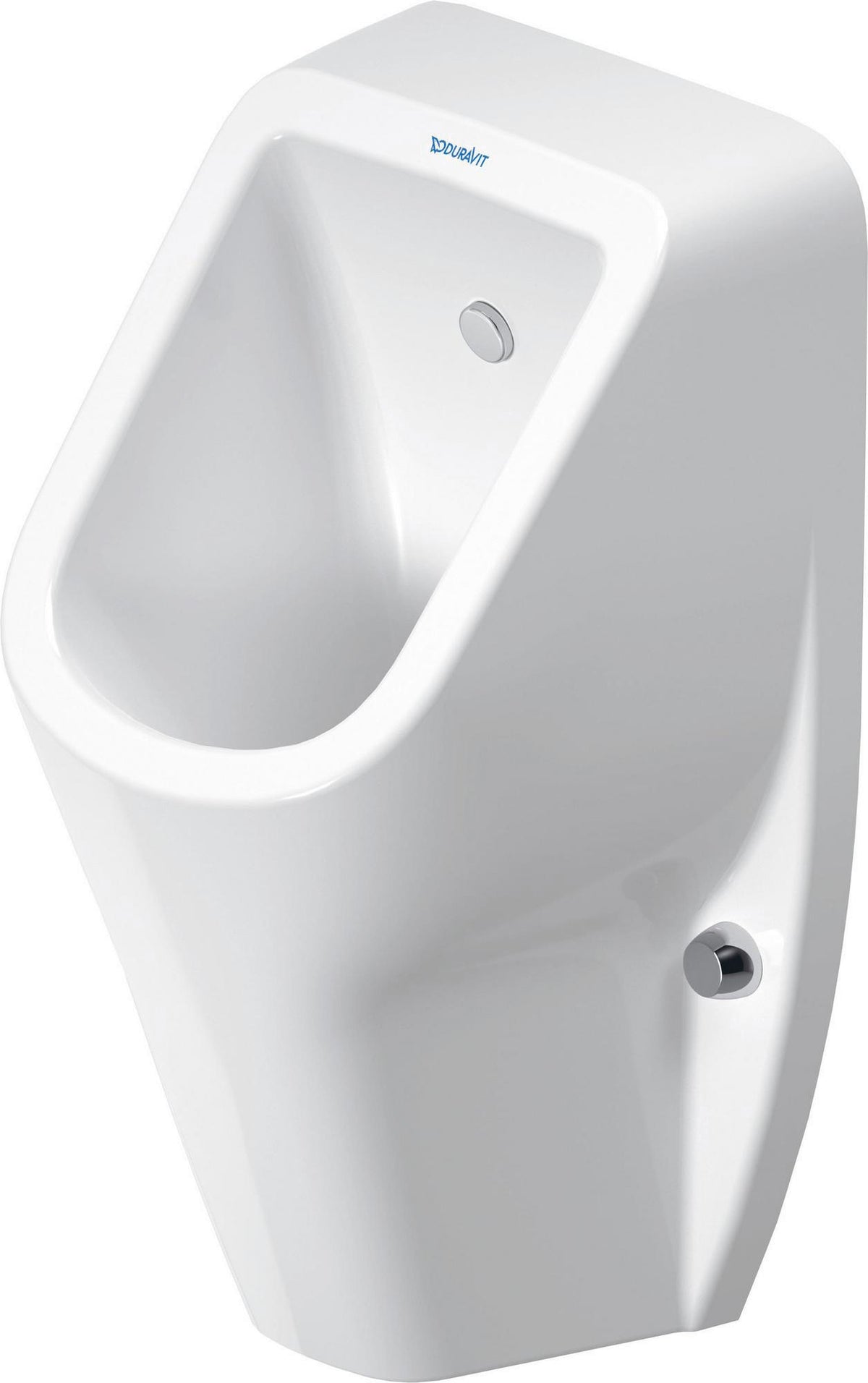 Duravit No.1 Urinal 565 mm spülrandlos mit Zielfliege, Zulauf hinten, weiß