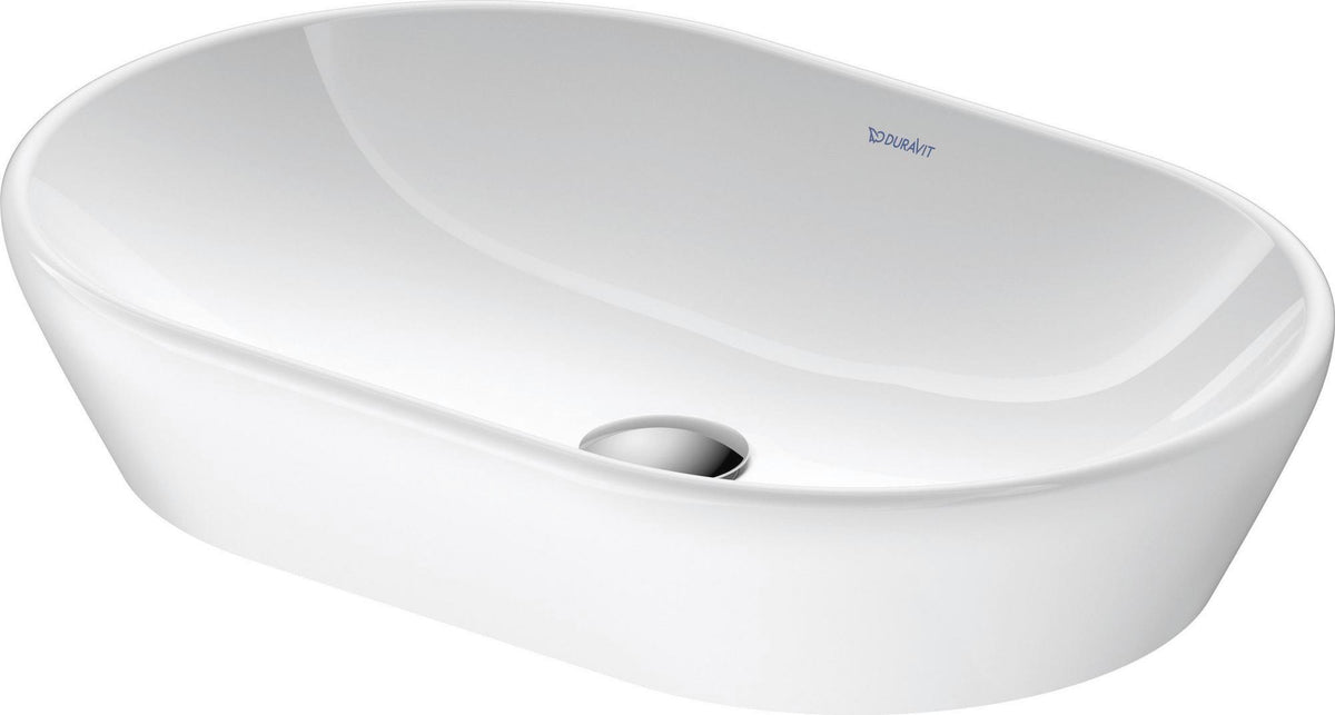 Duravit D-Neo Aufsatzbecken 600 mm oval weiß mit WonderGliss