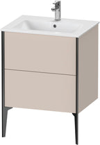 taupe matt / Spanplatte / Ausz.schwarz